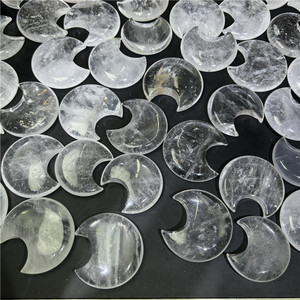 5cm buon prezzo <span class=keywords><strong>lune</strong></span> cristallo chiaro quarzo luna per la decorazione regalo di nozze guarigione - Product Image 1