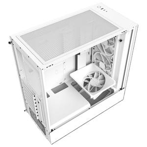 NZXT <span class=keywords><strong>H5</strong></span> <span class=keywords><strong>Elite</strong></span> NOIR & BLANC étui de jeu Premium Compact Mid-tower Case PC Chassis avec 2pcs F120Q fans à l'intérieur - Product Image 6