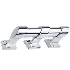 Nouveaux supports marins en acier inoxydable 316, avant, milieu, arrière, traversants, à trous aveugles, bases de fixation de tuyaux pour applications navires - Product Image 1