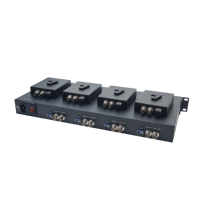 Système de transmission par fibre optique 3G-SDI EFP 1 canal avec sortie en boucle, carte d'alimentation, vis de sabot 1/4, 1310 nm, portée de 20 km, certifié CE