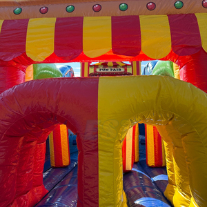 Parcours d'obstacles gonflable pour adultes et enfants, toboggan gonflable pour parcours de montée, château gonflable commercial extérieur à louer - Product Image 3