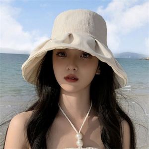 Women New Big Brim Bucket <b>Hat</b> Spring Summer Travel Sun Protection Bucket <b>Hat</b> - Product Image 5