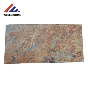 <span class=keywords><strong>Lastre</strong></span> Sottili di Ardesia Naturale Gialla Ruggine <span class=keywords><strong>per</strong></span> Pavimentazione Esterna di Giardini, Parchi, Cortili, Prati e Sentieri - Product Image 1