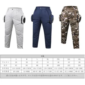 Pantaloni da uomo impermeabili Rib Stop Cooling pantaloni estivi escursionismo caccia Multi tasche Cargo Worker Pant Anti