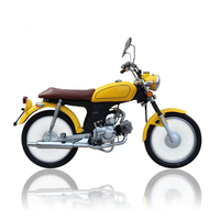 Moto à essence automatique 110cc bon marché, nouvelle et populaire, sécurité, démarrage au kick, monocylindre, moteur à essence