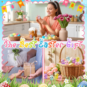 JITENG Boules anti-stress à presser Lapin de Pâques, jouet sensoriel pour le soulagement du stress, idéal pour les cadeaux de fête de Pâques et les cadeaux d'<span class=keywords><strong>anniversaire</strong></span> sur le thème des lapins - Product Image 6