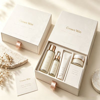 Boîte d'emballage en papier biodégradable personnalisée pour parfum, cadeau fait main, tiroir coulissant, cosmétiques, soins de la peau, avec ruban