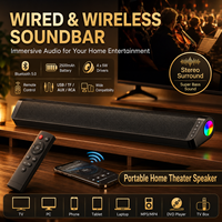 Bluetooth Wireless RGB-Lautsprecher mit AUX TV Sound Blaster Long Home Audio Equipment Wohnzimmer Sound Bar Lautsprecher