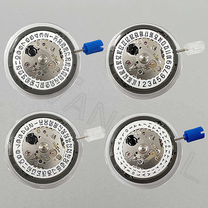 Movimento meccanico automatico giapponese NH35 24 gioielli ad alta precisione con datario bianco Finestra 3H adatta per orologio Seiko NH35A  1511