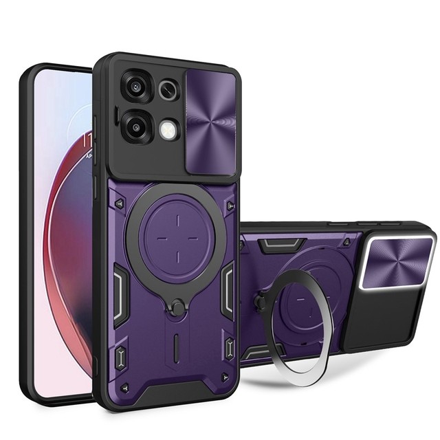with Ring Kickstand Holder Back Cover Camera Protector Shockproof Mobile Phone Case for OPPO A6 Pro 4G 5G F31 5G Cases
