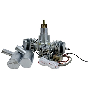 Fábrica Venda Direta Twin Cilindro <span class=keywords><strong>2</strong></span>-Strokes Gasolina Motor JRDT-120CC UAV Motor para RC Avião Modelo - Product Image 4