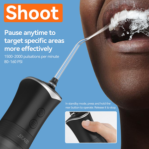 <span class=keywords><strong>Irrigador</strong></span> Bucal Eléctrico Portátil con Carga Tipo-C, para Cuidado Dental, Limpieza de Dientes y <span class=keywords><strong>Ortodoncia</strong></span>, con Certificación CE, ROHS, FDA y FCC, OEM - Product Image 3