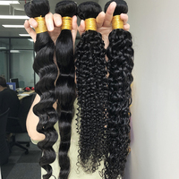 Rambut Mentah Kamboja Tanpa Proses, Rambut Virgin Brasil Grosir dengan Kutikula Tertata Rapi, Vendor Rambut Mentah Manusia