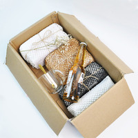 Papier d'emballage alvéolé absorbant les chocs, rembourrage en papier kraft, grille de protection, bande détachable, papier cadeau CP-01 Dongguan