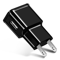 Chargeur de téléphone portable USB 5V 1A, prise EU/US, 12W/10W, universel, pas rapide, chargeur mural de voyage pour Samsung Xiaomi