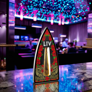 Présentateur de bouteille de <span class=keywords><strong>tequila</strong></span> Donjulio personnalisé <span class=keywords><strong>1942</strong></span> motif de rose lumière LED affichage acrylique en métal illuminé pour les boîtes de nuit de fête - Product Image 5