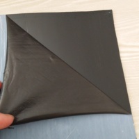 Sous-couche de toiture autocollant noir avec colle matériaux de construction membrane d'étanchéité EPDM 1.5mm