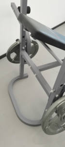 Banc de musculation multifonctionnel avec support pour barre et développateur de jambes - Banc de gym réglable inclinable et déclinable - Product Image 5