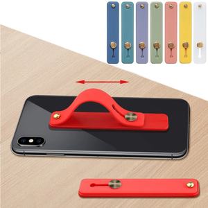 Plain Color Silicon Phone Hand Finger Ring <b>Holder</b> Band <b>Holders</b> Wristband Strap Push Pull Grip Desk Stands Brackets for <b>IPhone</b> - Product Image 6