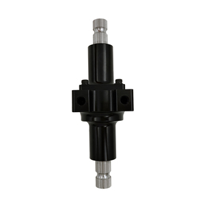 Accélérateur de direction en aluminium, petit format, 2:1, noir, 3/4 pouce, 36 cannelures, haute performance - Product Image 1