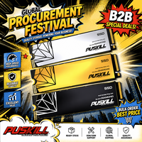 PUSKILL 512GB NVMe SSD M.2 2280 PCIe 3.0 X4 Internal Solid State Drive 3D TLC Penyimpanan Kecepatan Tinggi Desktop Laptop PS5