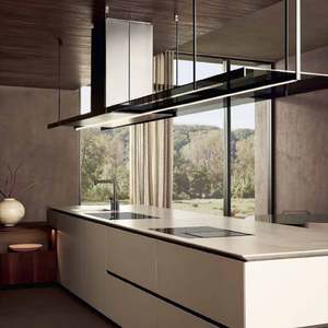 Armoires de cuisine en bois de luxe sur mesure, meubles de cuisine, armoire avec évier et plan de travail, fabriquées à Foshan - Product Image 5