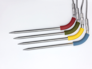 Sonde de température alimentaire avec poignée en silicone, joint en silicone et clip de fixation insérable pour <span class=keywords><strong>barbecue</strong></span> - Product Image 1