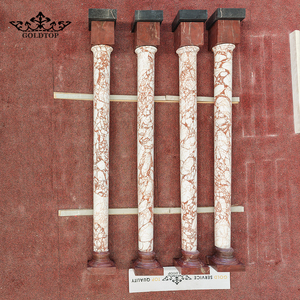 Mármol Rojo Italiano Pulido de Lujo GOLDTOP, Piedra Carmesí Bvlgari para Interiores de Boutique Exclusivos y Diseños de Columnas Impresionantes - Product Image 4