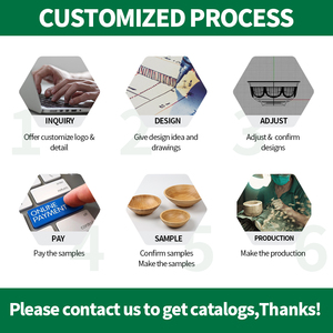 Oem Keo Tự Nhiên Bằng Gỗ Tùy Chỉnh UV In Ấn Vòng Cắt Khối Xoay Cắt Bảng Cho Nhà Bếp - Product Image 4