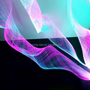 Kit de lumières de <span class=keywords><strong>plafond</strong></span> en fibre optique LED RGBW, lumières de jardin d'intérieur et d'extérieur, éclairage de Noël, filet décoratif, intérieur et extérieur - Product Image 5