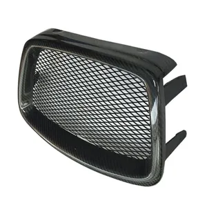 Black 3Pcs Carbon Fiber Car Front Lower <b>Mesh</b> <b>Grill</b> Grille <b>for</b> subaru Impreza WRX STi 9th 2006-2007 28012 - Product Image 6