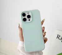 Coque de Téléphone Souple Antichoc en TPU Givré Couleur Bonbon Vibrante 2 en 1 Coque de Téléphone Mobile Couleur Unie pour iPhone 17 16 15 14 13