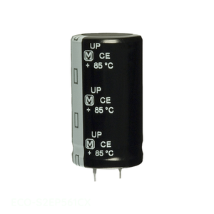ตัวแทนจำหน่ายอย่างเป็นทางการ ECO-S2EP561CX 560 uF ตัวเก็บประจุแบบ Through Hole CAP ALUM 560UF 20% 250V SNAP TH - Product Image 1