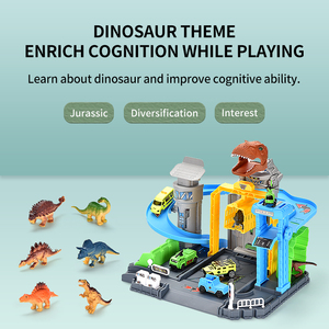 Giocattoli <span class=keywords><strong>Jurassic</strong></span> in Offerta, Set Parcheggio per <span class=keywords><strong>Dinosauri</strong></span>, Pista da Corsa Simulata per Bambini - Product Image 3