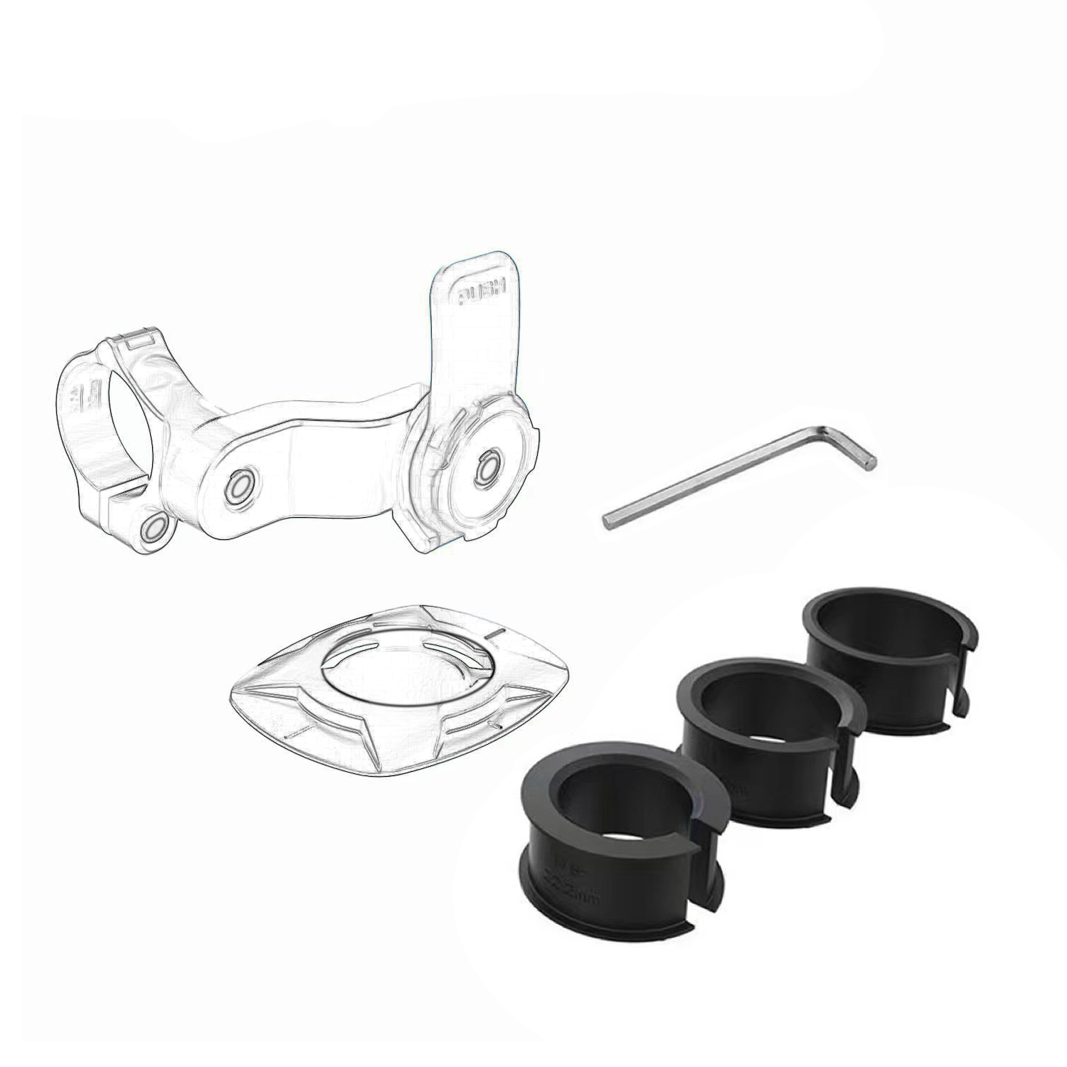 Hongdak Hot Sale Universal Luxury Bike Phone Holder Waterproof Motorcycle Bike Mobile Phone Holder