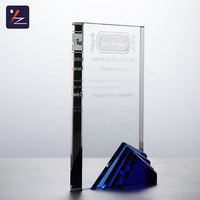 Chine Fabricant Meilleur Vente Personnalisé Logo Bloc Cristal Trophée