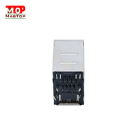 Connecteur RJ45 de qualité industrielle, résistant aux hautes températures, blindé, jack modulaire 8P8C pour l'automatisation