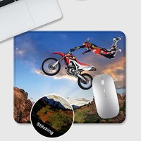 Tapis de souris personnalisé sublimation Tapis de souris Motocross Concevez votre propre logo Tapis de souris de jeu à sublimation vierge Grand tapis de souris