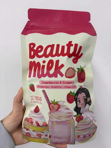 Nouvelle Boisson Santé 2026 Faible en Sucre Saveur Crème de Fraise, Poudre de Lait Beauté, Collagène, Ashwagandha, Glutathion, Complexe pour Soins de la Peau - Product Image 6