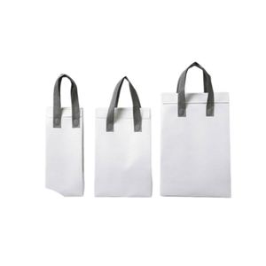 Sac isotherme en aluminium blanc imperméable non tissé, écologique, pour la livraison de nourriture, vente en gros - Product Image 1