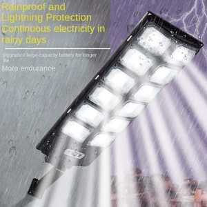 ไฟถนน LED พลังงานแสงอาทิตย์1200วัตต์สำหรับสวน IP67กันน้ำกลางแจ้ง504อลูมิเนียมหล่อขึ้นรูป LED รีโมทคอนโทรล3โหมดรับประกัน3ปี - Product Image 2