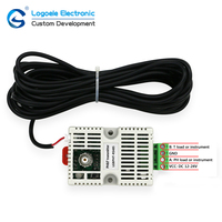 0-5V 0-10V 4-20mA RS485 Output PH Transmitter Kit Elektroda Probe Sensor PH Dengan Temperatur