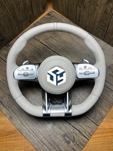 Volant en fibre de carbone pour Mercedes-Benz C43/C63/<span class=keywords><strong>C63s</strong></span> Coupé W205 AMG 19-22 Facelift C63/E63/GT/CLS - Product Image 6