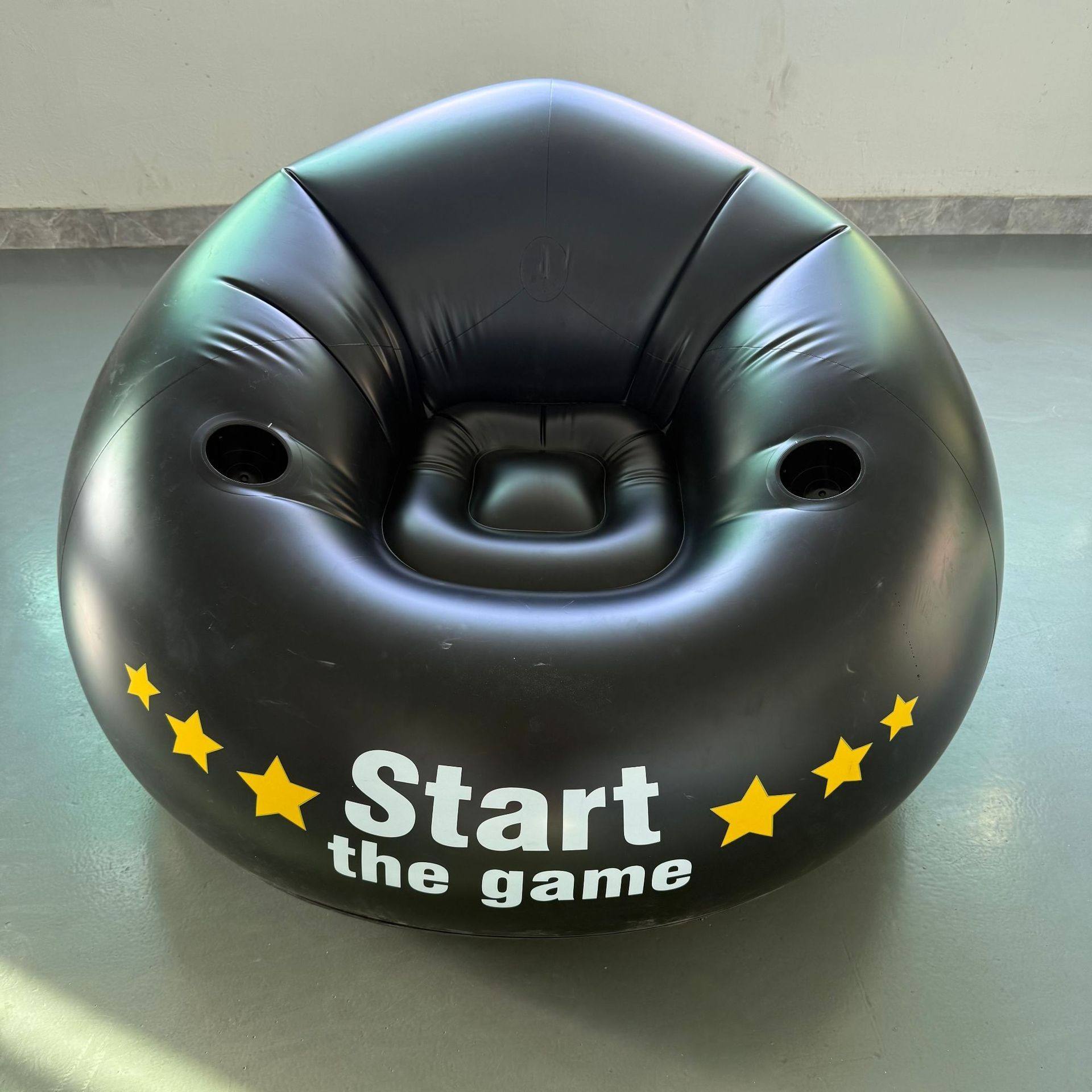 Alfombra de sofá con estampado de estrellas amarillas