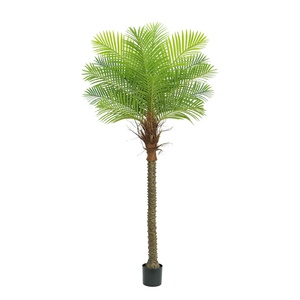 Grand palmier artificiel de style rustique pour ferme, complexe hôtelier et escapade campagnole, bonsaï artificiel - Product Image 4