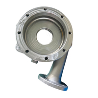 Roue de compresseur de turbocompresseur en acier inoxydable usiné, roulement à billes moulé, roue de turbine à injection moulée à la cire