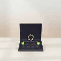 Ensemble de 12 pièces de luxe faites à la main, pièces de monnaie chinoises du zodiaque en or, gravure laser, couleurs personnalisables, logo, coffret cadeau rectangulaire en bois
