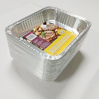 S323AD 3500ml Einweg-Lebensmittelverpackungsbehälter Takeaway-Folienschale Back- und Bratpfanne aus Aluminiumfolie Dampfbehälter