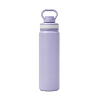 Mug de voyage isotherme à double paroi en acier inoxydable 304, 22 oz/24 oz, design moderne et minimaliste, isolation thermique de 12 à 24 heures pour l'extérieur