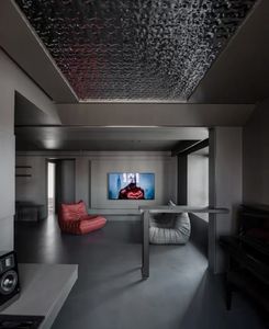 Panel de pared de PVC Blackwater Ripple Bamboo Charcoal Board - Product Image 2